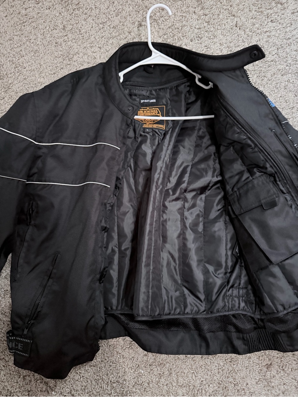 Black Men's Protective Jacket